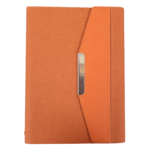 The Counsellor - Textured Leatherette Organizer With Magnetic Flap