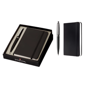 Ballpoint Pen With Chrome Trim Notebook